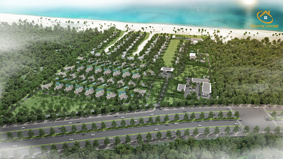 Location of The Ocean Villas Quy Nhon project