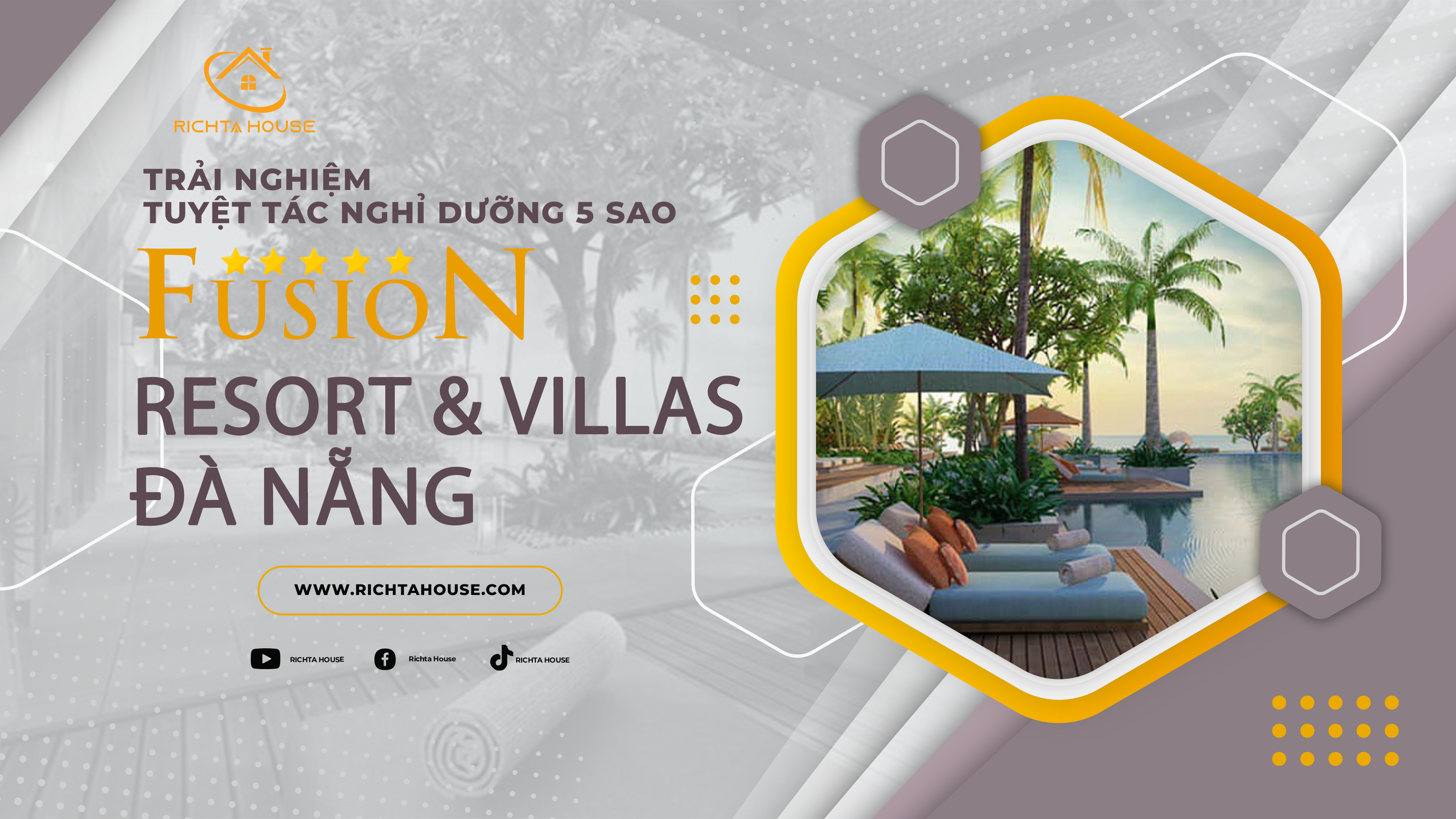 Banner dự án Fusion resort Đà Nẵng